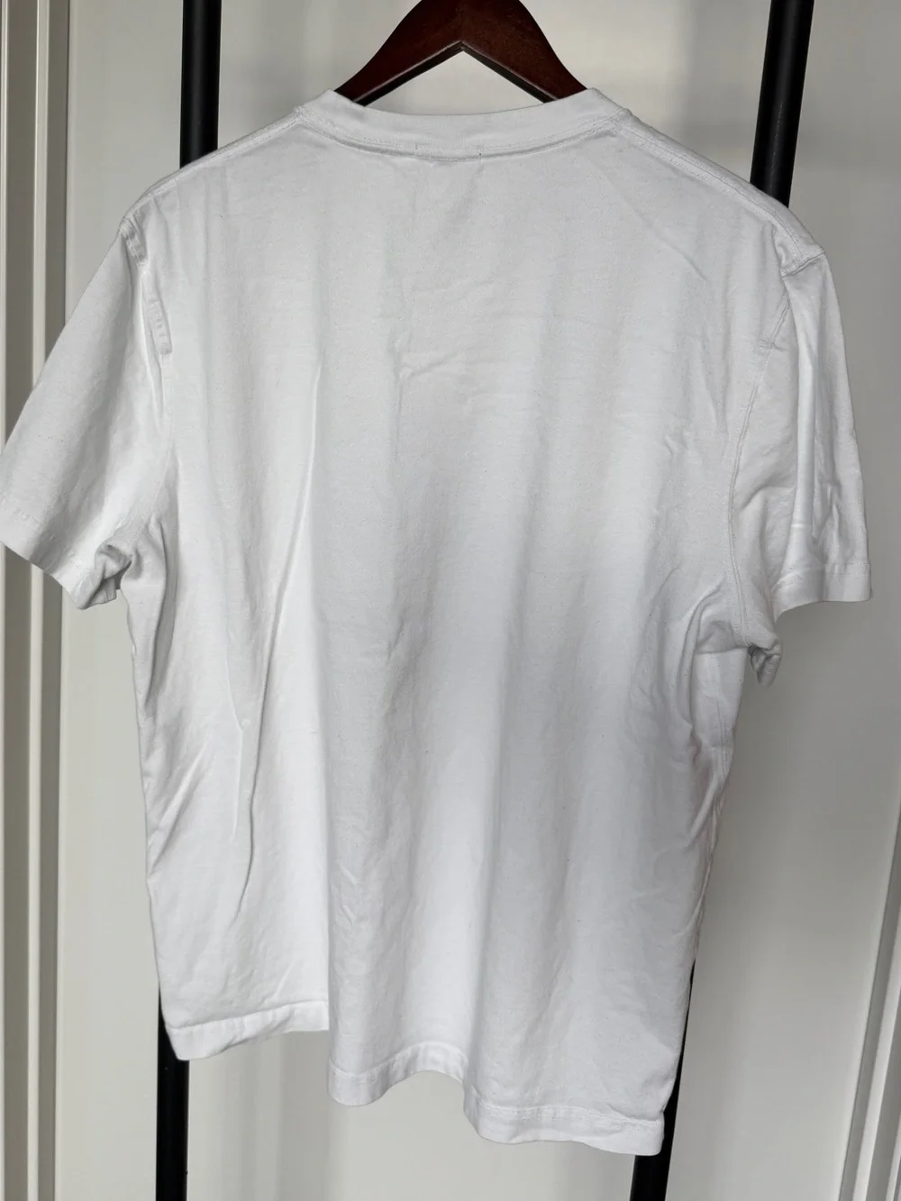 J.Crew Relaxed Premium Weight Cotton T-Shirt in White - Large